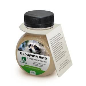 Барсукор барсучий жир, 100 мл