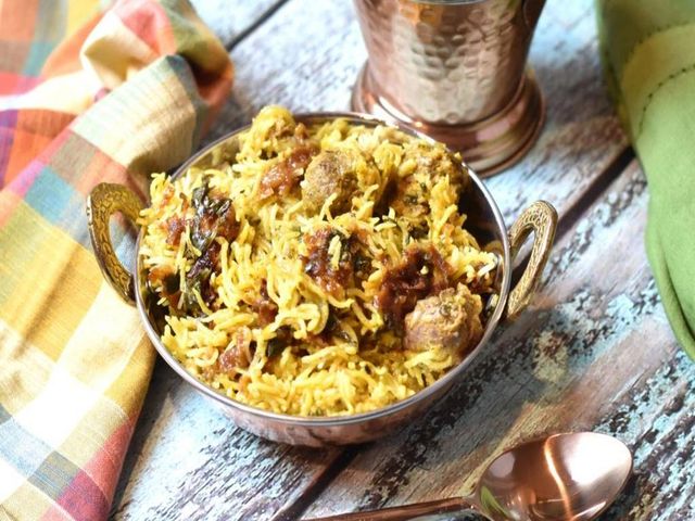Блюдо с куркумой
