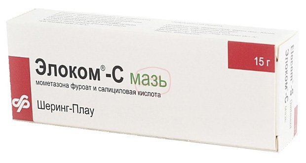 Упаковка лекарственной мази Элоком