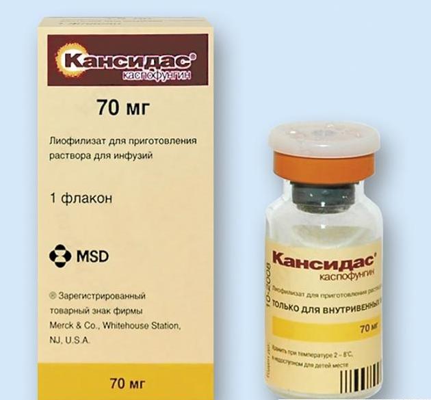 терапия Кандида глабрата Каспофунгином