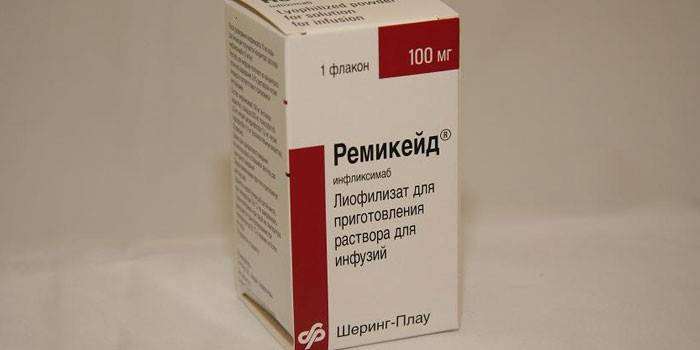 Препарат Ремикейд в упаковке