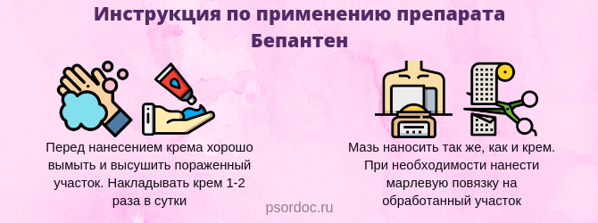 Инструкция по применению препарата Бепантен