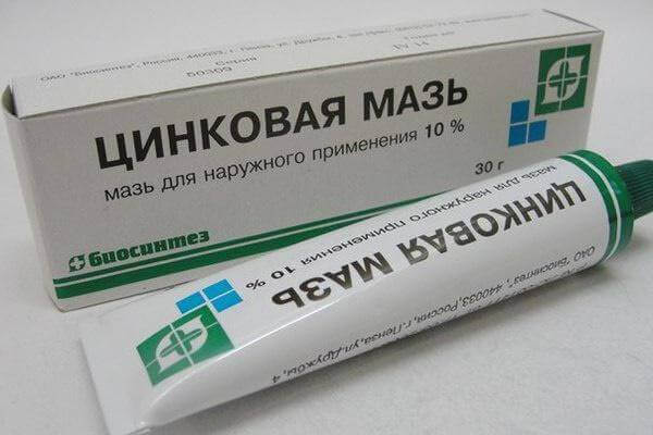 Мазь на основе цинка