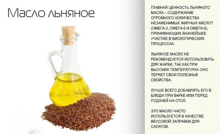 Польза льняного масла