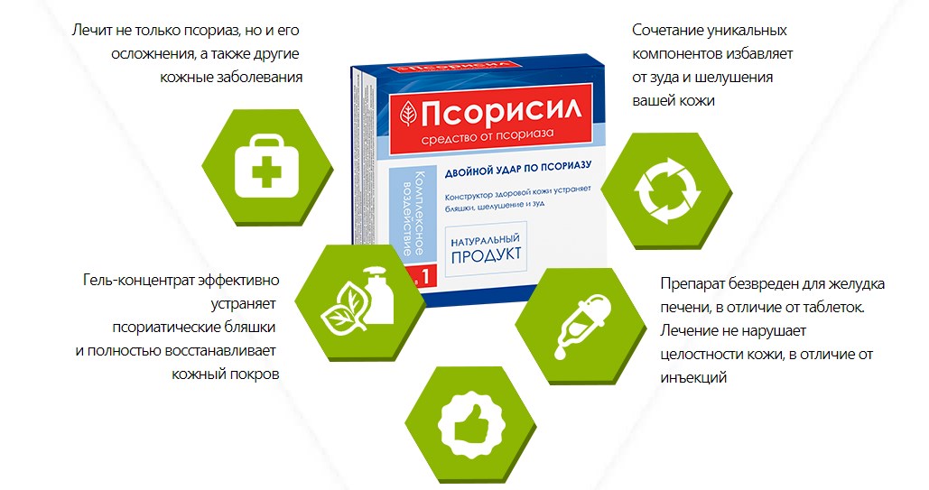 Psorisil ot psoriaza deisnvie