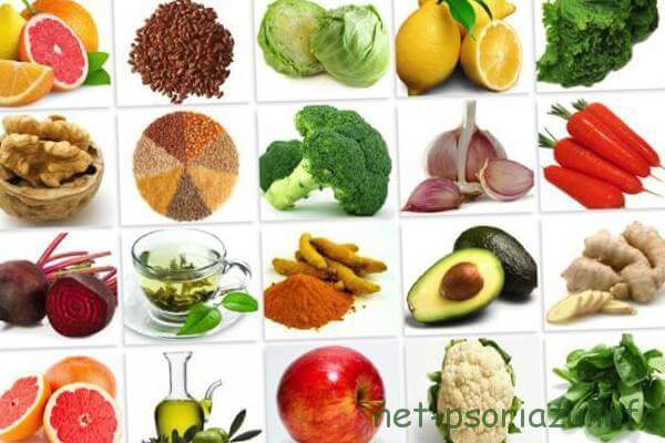 Разрешенные продукты при псориазе