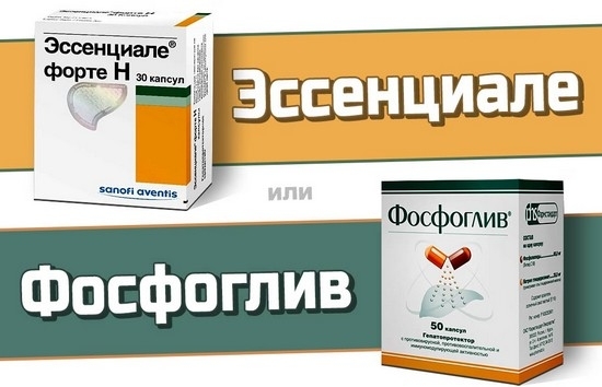 Эссенциале форте или Фосфоглив: что лучше?
