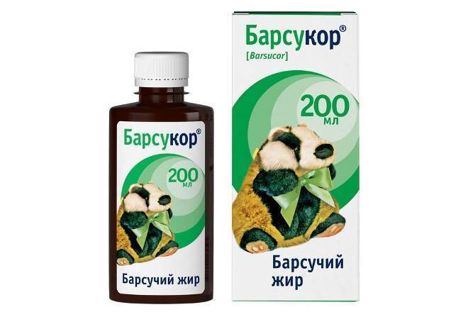 Барсукор барсучий жир, 100 мл