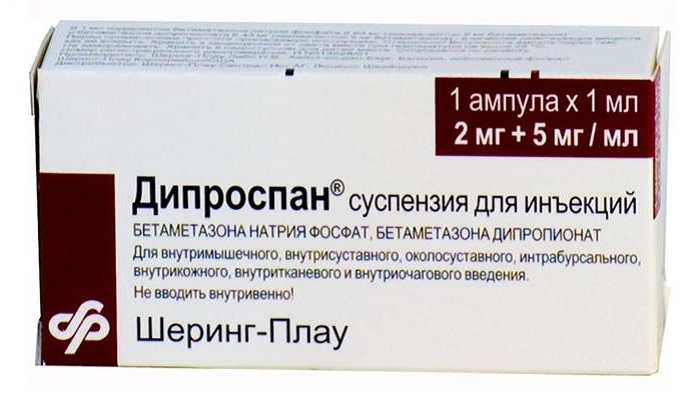 Уколы Дипроспана при псориазе: инструкция по применению.