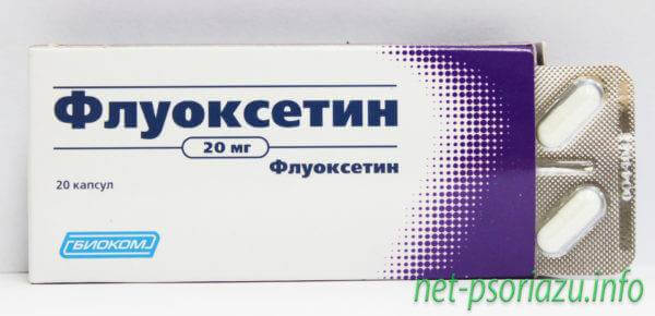 Псориаз волосистой части головы флуоксетин
