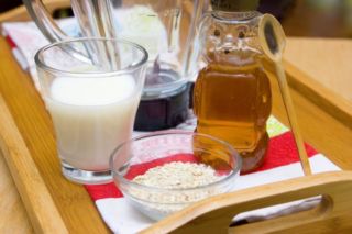 Овсяная маска с кефиром