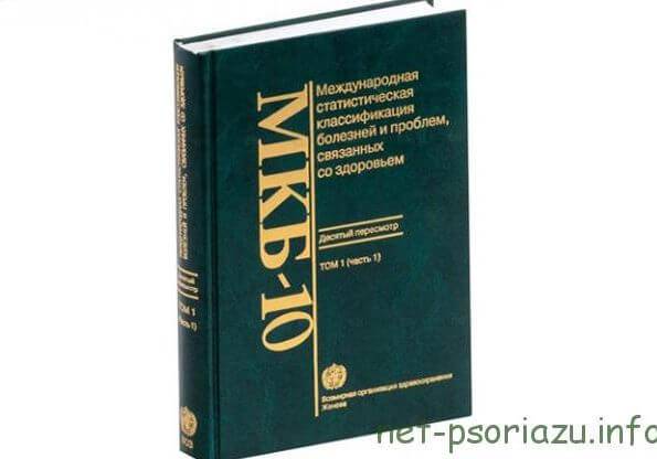 Псориаз МКБ - 10: классификация болезни по коду
