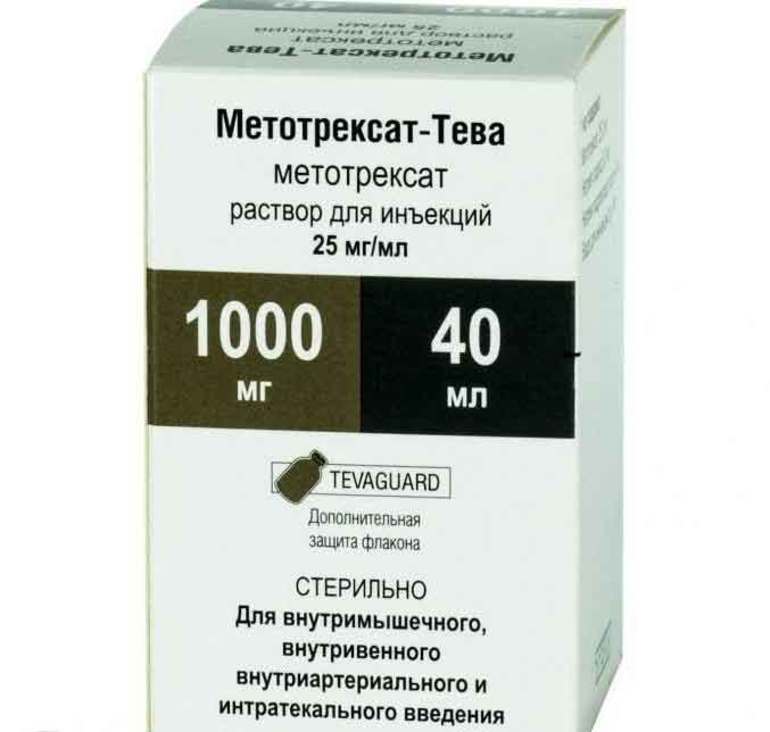 Описание действия препарата Метотрексат