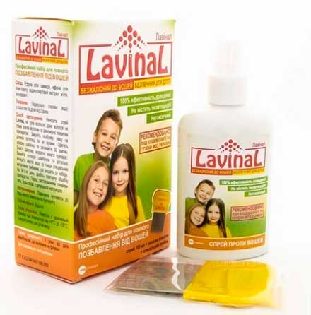 Спрей против вшей Lavinal