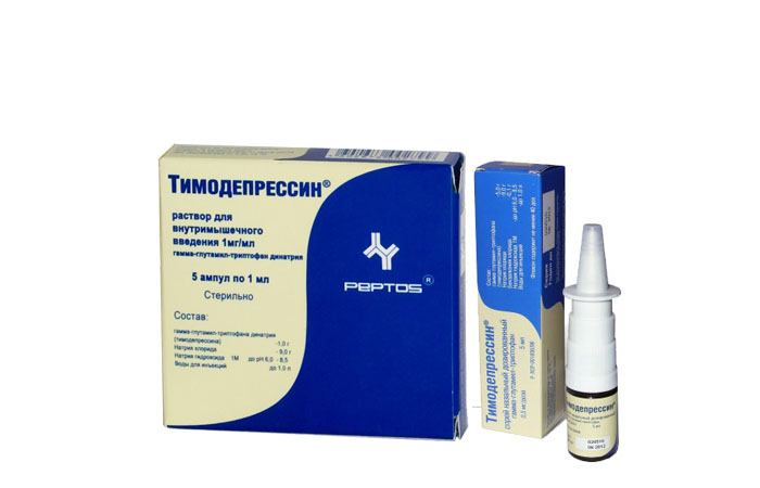 Тимодепрессин: формы выпуска и цены
