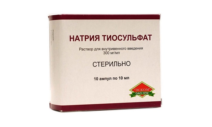Тиосульфат натрия при кожных заболеваниях