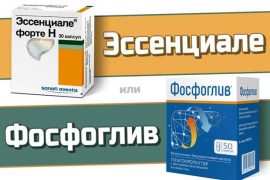 Эссенциале Форте или Фосфоглив: что лучше?