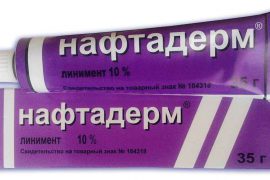 Мазь Нафтадерм для лечения псориаза