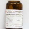 Салицилово-цинковая паста: инструкция по применению