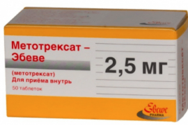 Лечение ревматоидного артрита Метотрексатом