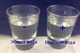 Живая и мертвая вода. Применение для очищения организма